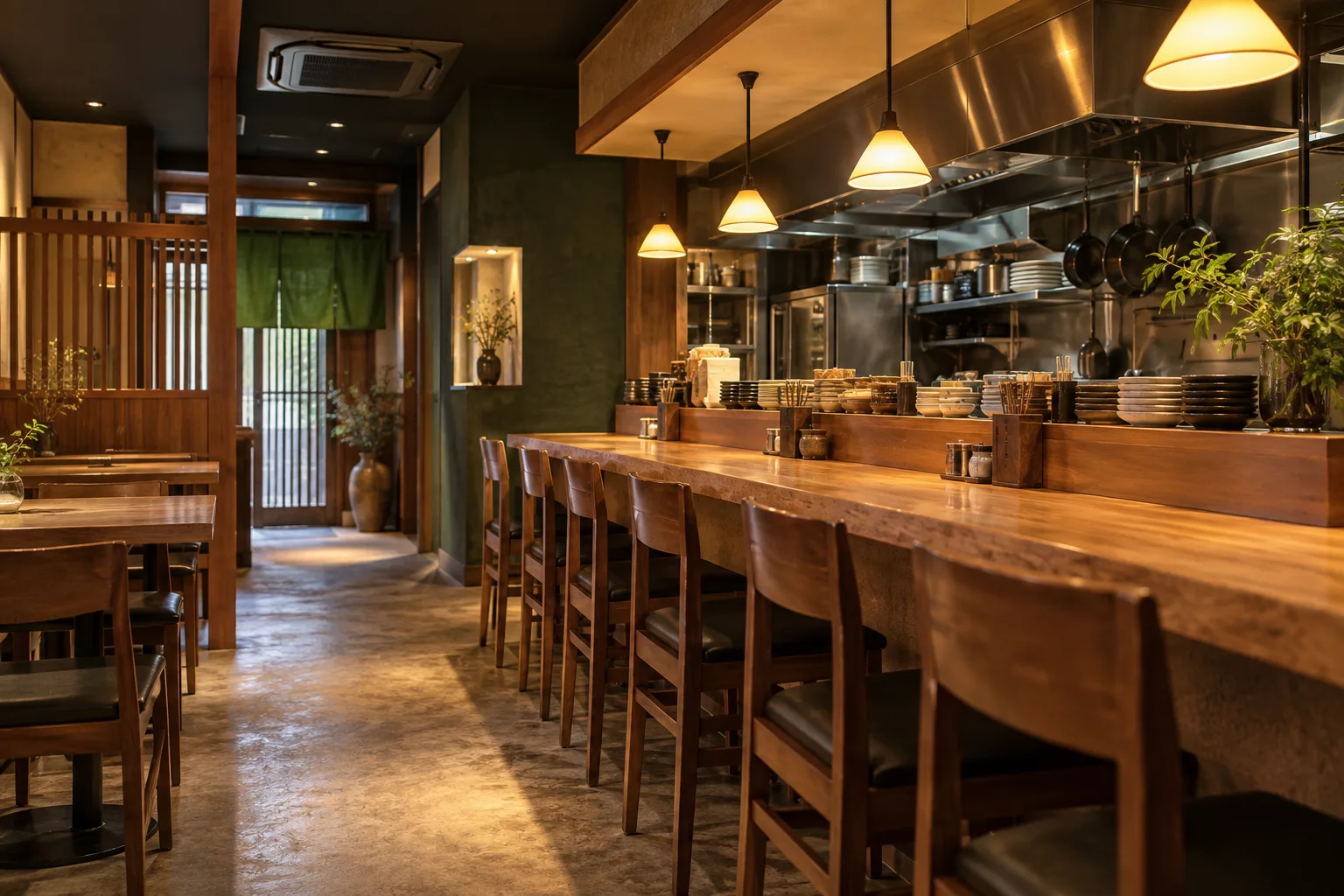 飲食店の店内のイメージ